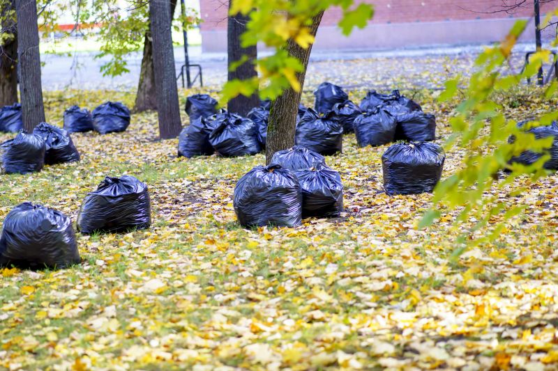 Leaf Bagging and Disposal
